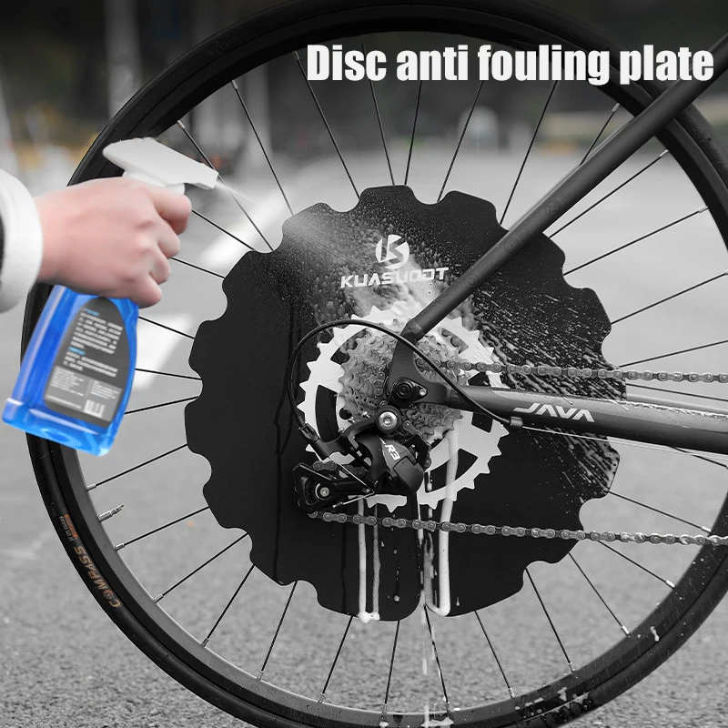 Bicycle Disc Brake Anti-Fouling Guard PVC Anti-Oil-Splash Washing Protector for Road MTB Gravel Bike Cleaning Tool