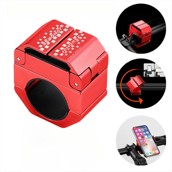 Motorcycle Bike Phone Holder Hidden Aluminum Alloy