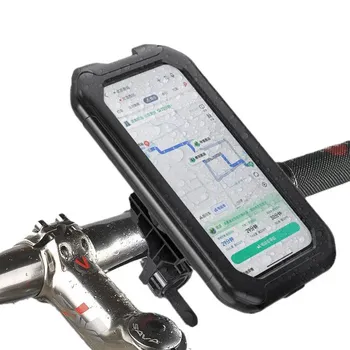 Waterproof Bicycle Phone Holder TPU Sensitive Touch Screen