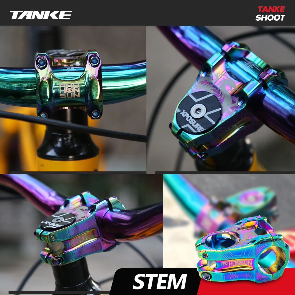 Tank Aluminum Alloy Mountain Bike Stem Ultralight High Strength 31.8mm Handlebar 28.6mm Fork 45mm DH AM XC CNC Stem