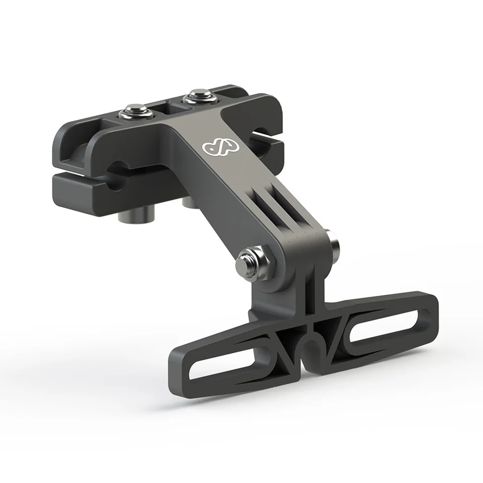 Ebike Saddle Rail Tail Light Bracket Dual-Use for Rear Lamp and Go Pro Action Camera Adjustable Angle E-Bike Cycling Accessory