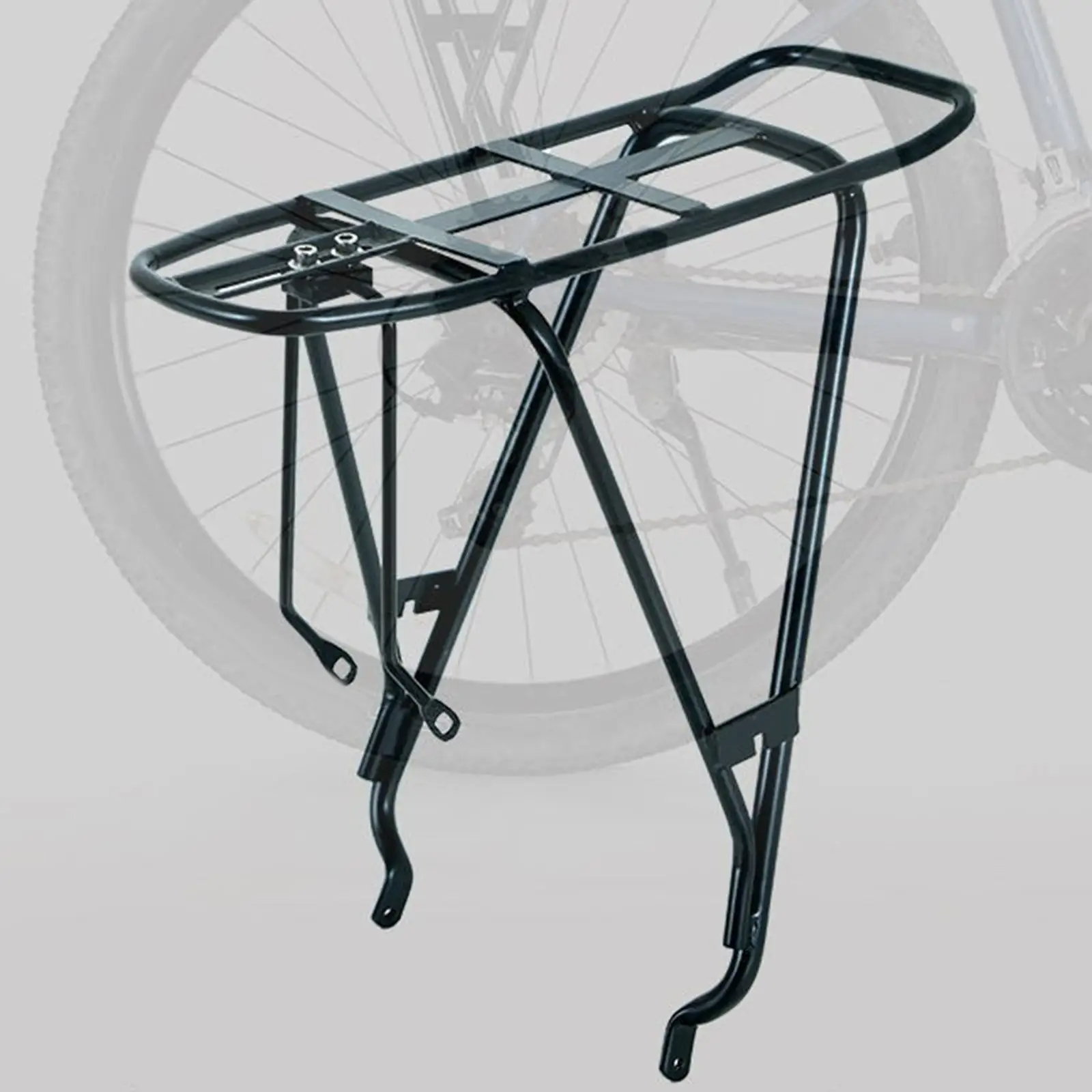 Mountain Bike Rear Rack 26/27.5 Inch Bicycle Cargo Rack Mounting Hardware Holder Universal Pannier Luggage Carrier Rack