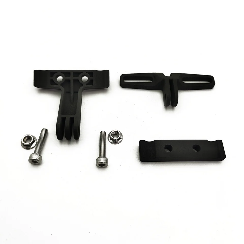 Ebike Saddle Rail Tail Light Bracket Dual-Use for Rear Lamp and Go Pro Action Camera Adjustable Angle E-Bike Cycling Accessory
