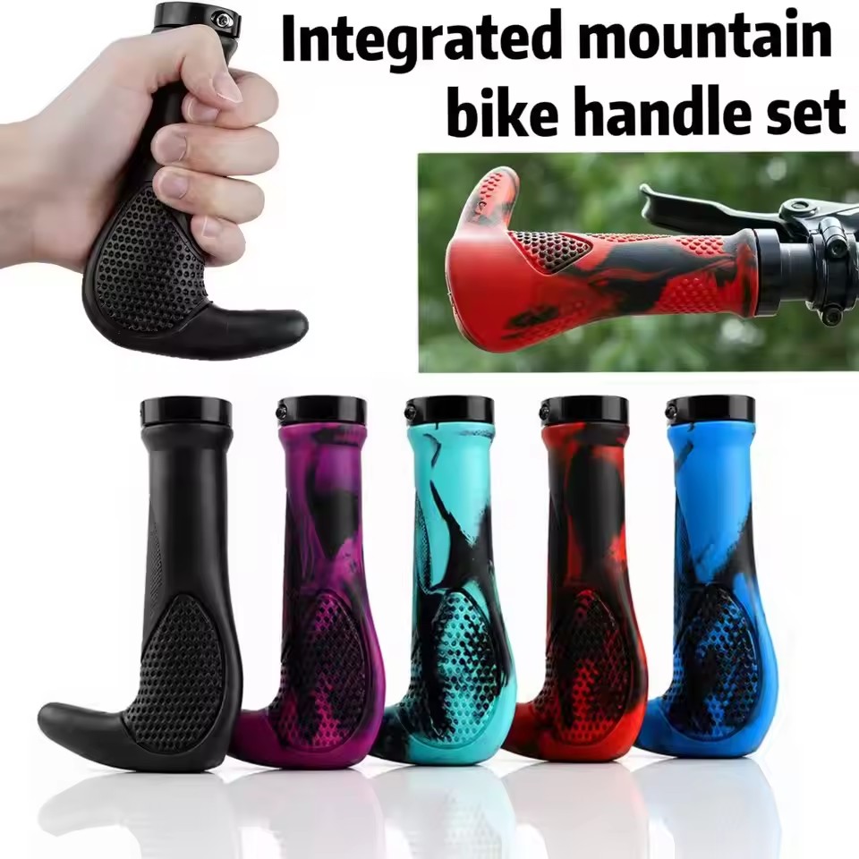 Shockproof Bike Handlebar Grips Anti-slip MTB Road Bike Grips Comfortable Ergonomic Bicycle Handlebar Covers Bike Accessories