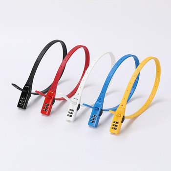 Bike Cable Lock Anti-Theft 3-Digit Combination Passcode Lock for Electric Scooter
