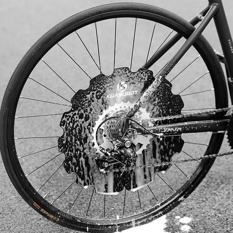Bicycle Disc Brake Anti-Fouling Guard PVC Anti-Oil-Splash Washing Protector for Road MTB Gravel Bike Cleaning Tool