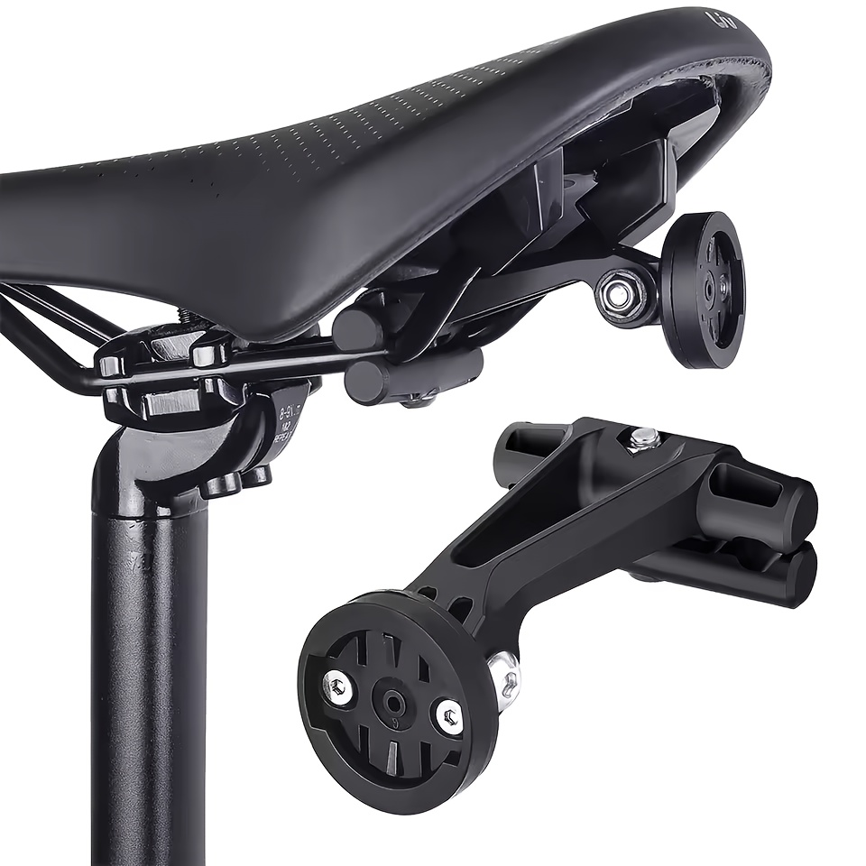 Bicycle Saddle Rail Mount Bracket Direct Drive 45 Degree Adjustable Angle Rear Tail Light Go Pro Action Camera Cycling Accessory