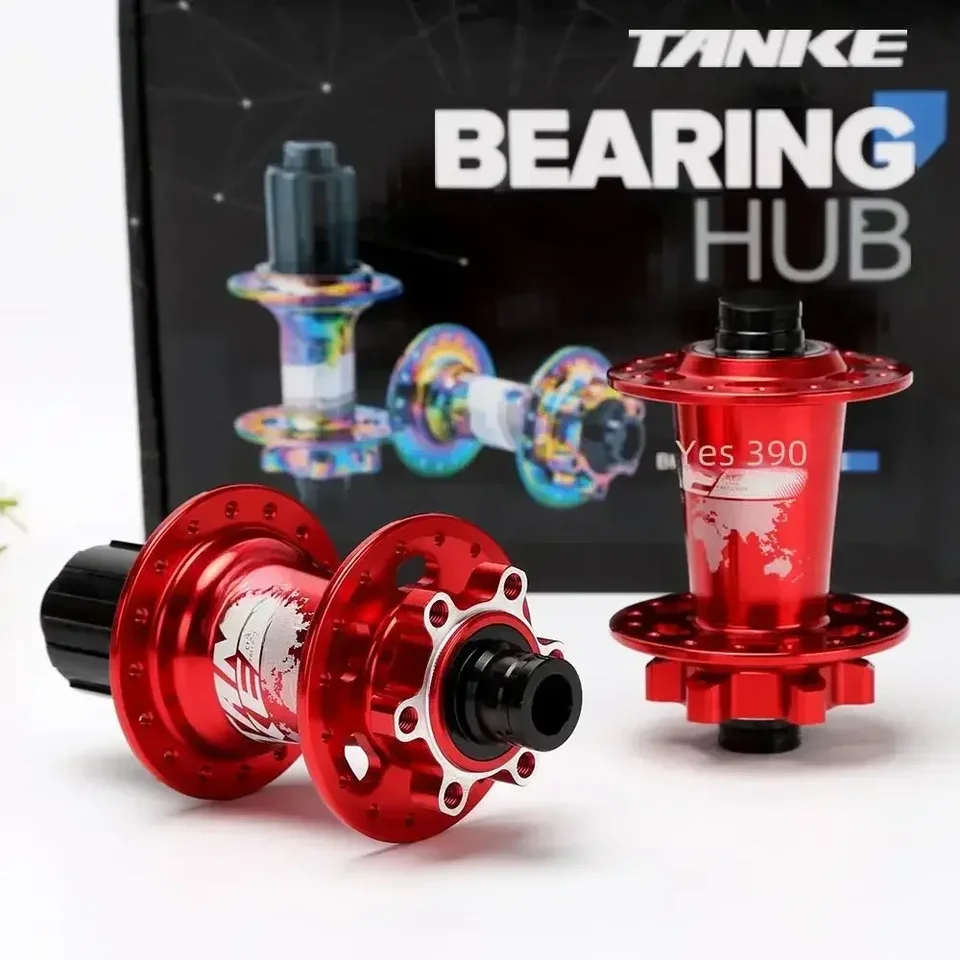 TANKE MTB 120 Click Hub 6 Bearing Bike Front Rear 28 32 36 Holes Disc Brake QR Bicycle Mass Thunder Noisy Cube 6 Pawl Hubs TH390